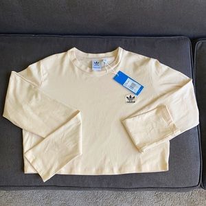 ADIDAS | Long Sleeve Crop Top | Sz XL